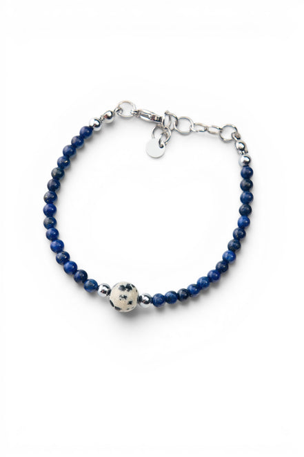 Elegancka bransoletka "Elizabeth" z lapis lazuli